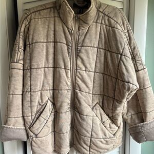 Oversized Free People dupe Quilted Jacket